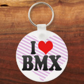 Porte-clés J'aime BMX (Recto)