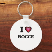 Porte-clés J'aime Bocce (Recto)