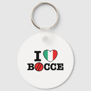 Porte-clés J'aime Bocce