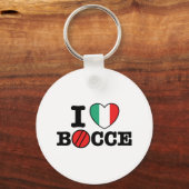 Porte-clés J'aime Bocce (Recto)