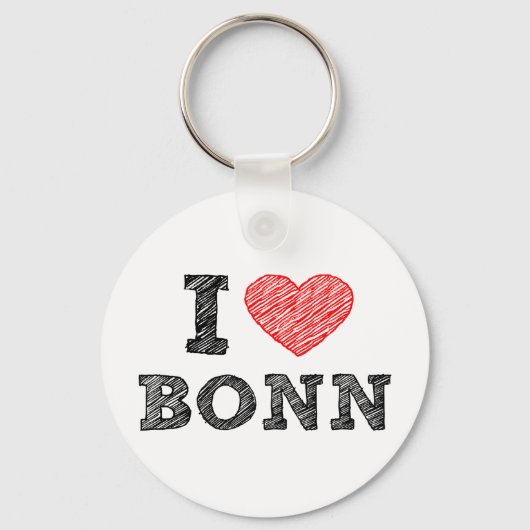 Porte-clés J'aime Bonn (Recto)