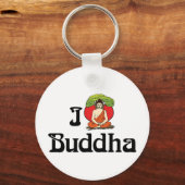 Porte-clés J'aime Bouddha (Recto)