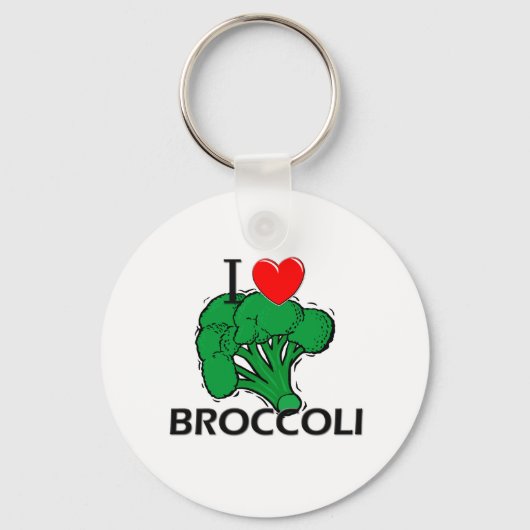 Porte-clés J'aime Brocoli (Recto)