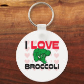 Porte-clés J'aime Brocoli (Recto)
