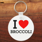 Porte-clés J'aime Brocoli (Recto)