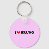 PORTE-CLÉS J'AIME BRUNO (Recto)