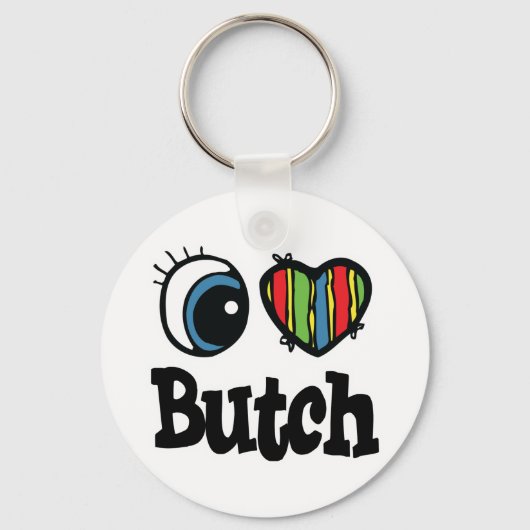 Porte-clés J'aime Butch (Recto)