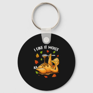 Porte-clés J'aime ça Humide Drôle Dinde Humour Thanksgiving H