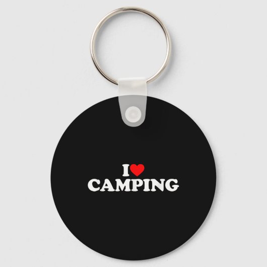 Porte-clés J'aime camper (Recto)