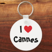 Porte-clés J'aime Cannes (Recto)
