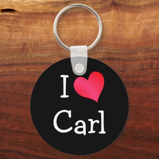 Porte-clés J'aime Carl (Recto)