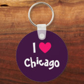 Porte-clés J'aime Chicago (Recto)