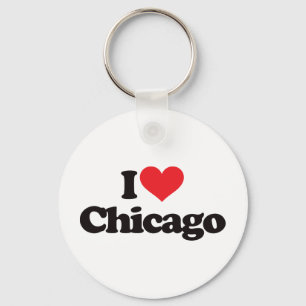 Porte-clés J'aime Chicago