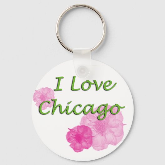 Porte-clés J'aime Chicago (Recto)
