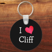 Porte-clés J'aime Cliff (Recto)
