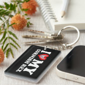 Porte-clés J'aime (Cœur) Mon Cornish Rex (Devant droit)