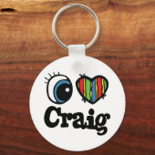 Porte-clés J'aime Craig (Recto)