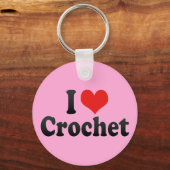 Porte-clés J'aime Crochet (Recto)