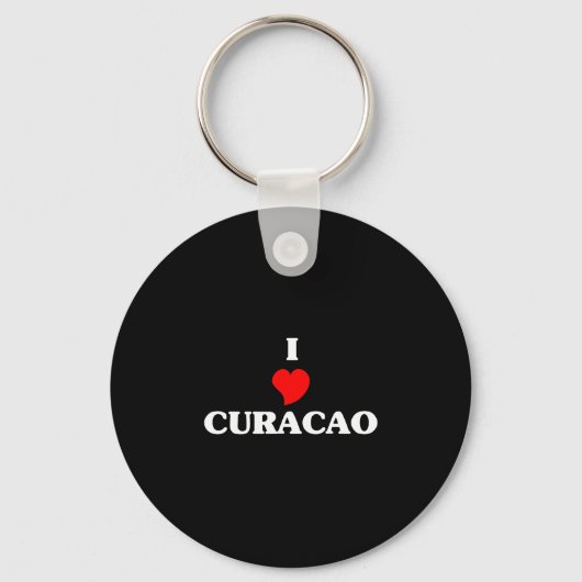 Porte-clés J'aime Curaçao (Recto)