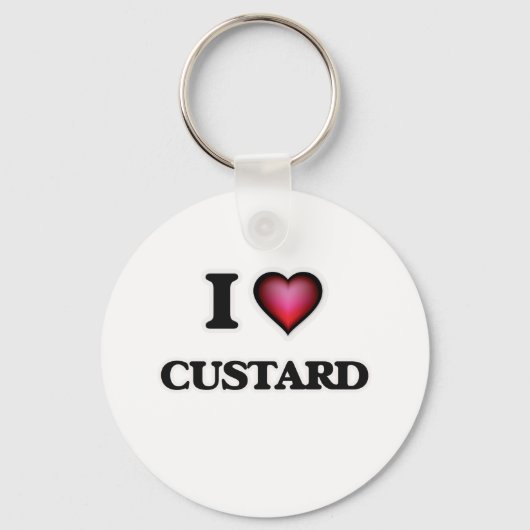 Porte-clés J'aime Custard (Recto)