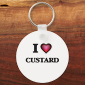 Porte-clés J'aime Custard (Recto)