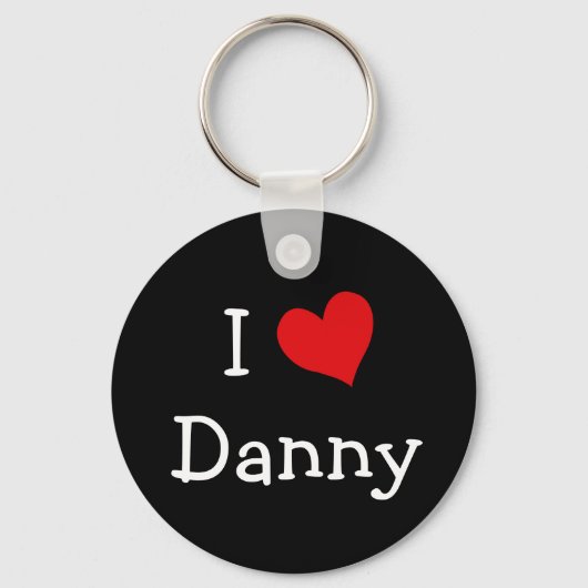 Porte-clés J'aime Danny (Recto)