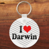 Porte-clés J'aime Darwin (Recto)