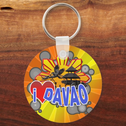 Porte-clés J'aime Davao (Recto)