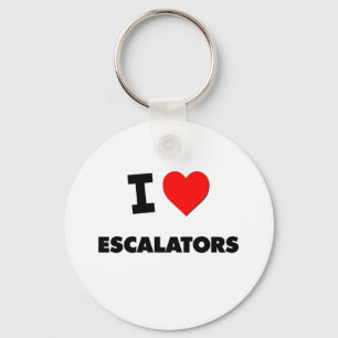 Porte-clés J'aime des escalators