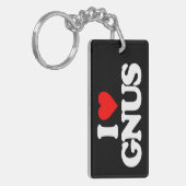 PORTE-CLÉS J'AIME DES GNOUS (Devant gauche)