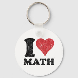 Porte-clés J'aime des maths