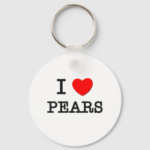 Porte-clés J'aime des poires