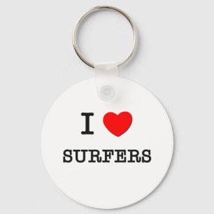 Porte-clés J'aime des surfers