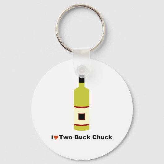 Porte-clés J'Aime Deux Buck Chuck (Recto)