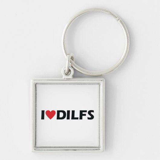 Porte-clés J'aime DILFS (Devant)