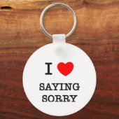 Porte-clés J'Aime Dire Désolé (Recto)