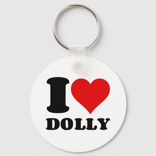 PORTE-CLÉS J'AIME DOLLY (Recto)
