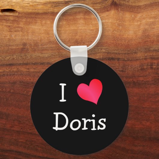 Porte-clés J'aime Doris (Recto)