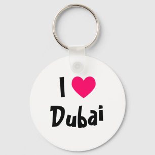 Porte-clés J'aime Dubaï