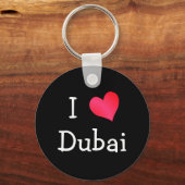 Porte-clés J'aime Dubaï (Recto)