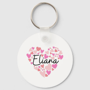 Porte-clés J'aime Eliana