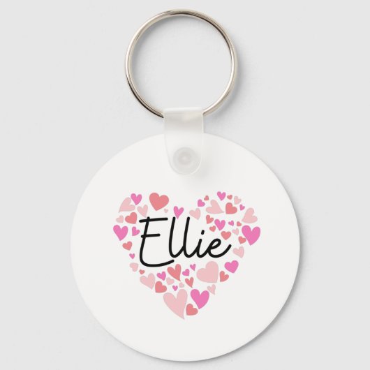 Porte-clés J'aime Ellie (Recto)