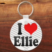 Porte-clés J'aime Ellie (Recto)