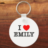 Porte-clés J'aime Emily (Recto)