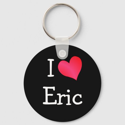 Porte-clés J'aime Eric (Recto)