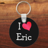 Porte-clés J'aime Eric (Recto)