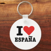 Porte-clés J'aime España - Espagne (Recto)