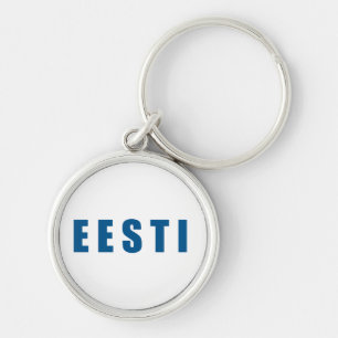 Porte-clés J'aime Estonie Eesti