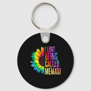 Porte-clés J'Aime Être Appelé Maw Tie Teflower Mère