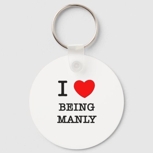 Porte-clés J'Aime Être Manly (Recto)